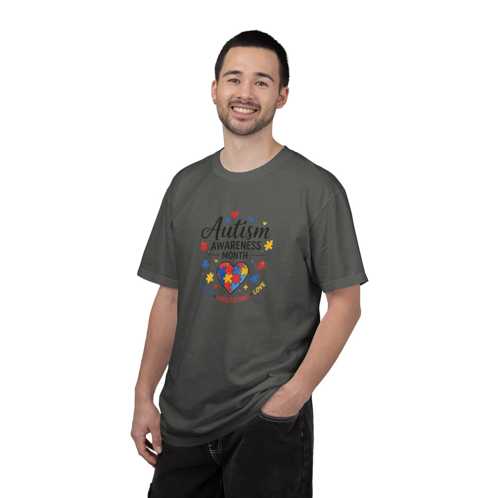 Autism Awareness Month heart puzzle, T-Shirt | Accept Understand Include