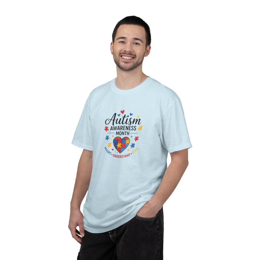 Autism Awareness Month heart puzzle, T-Shirt | Accept Understand Include