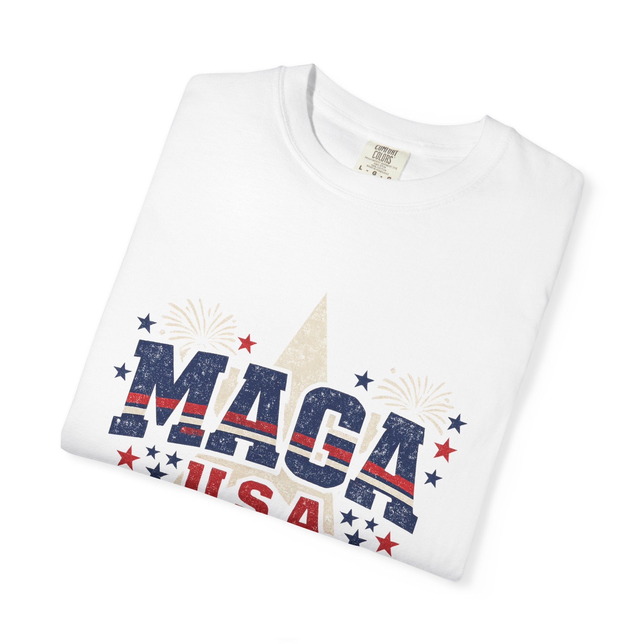MAGA U.S.A. T-shirt | Patriotic Stars & Stripes Political Tee