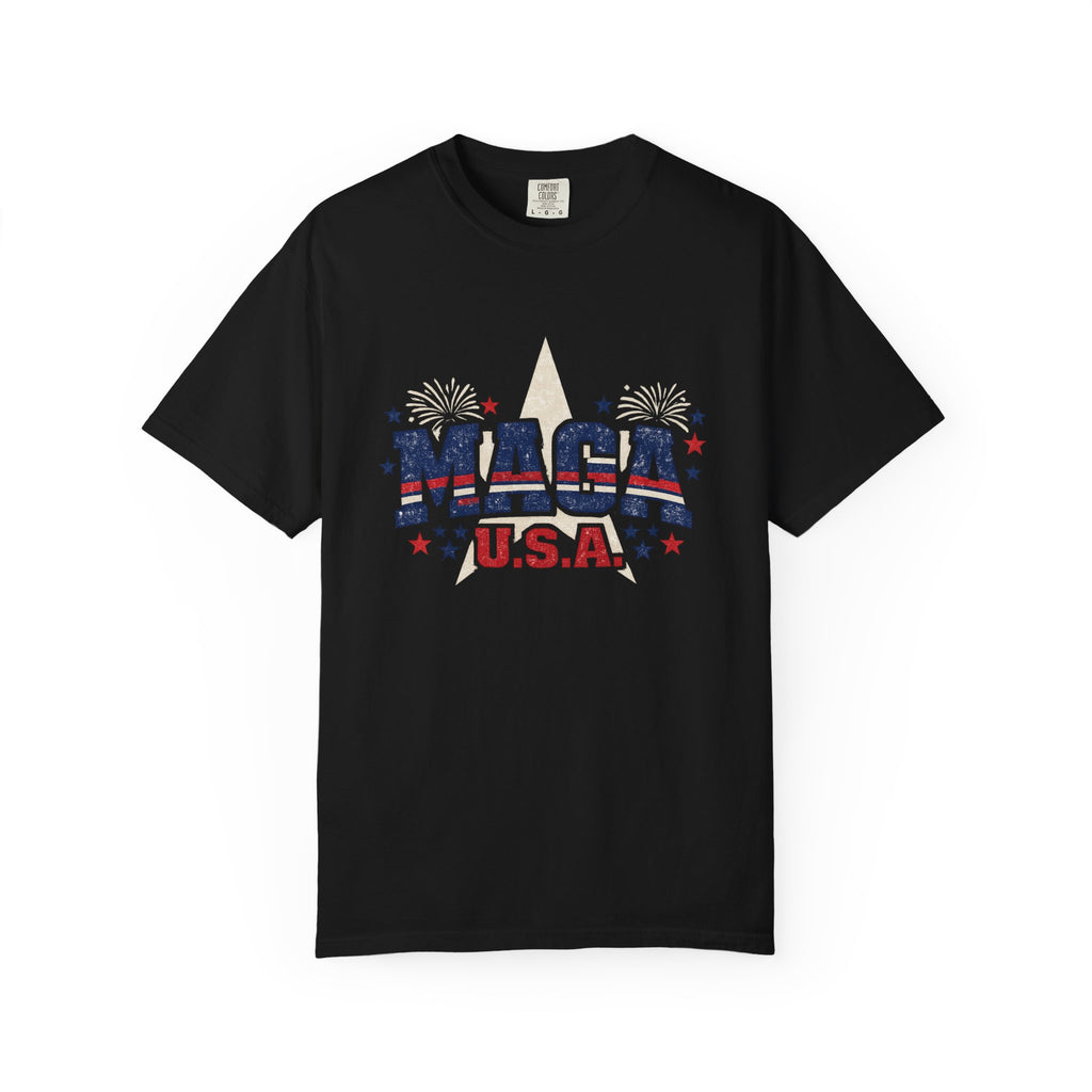 MAGA U.S.A. T-shirt | Patriotic Stars & Stripes Political Tee