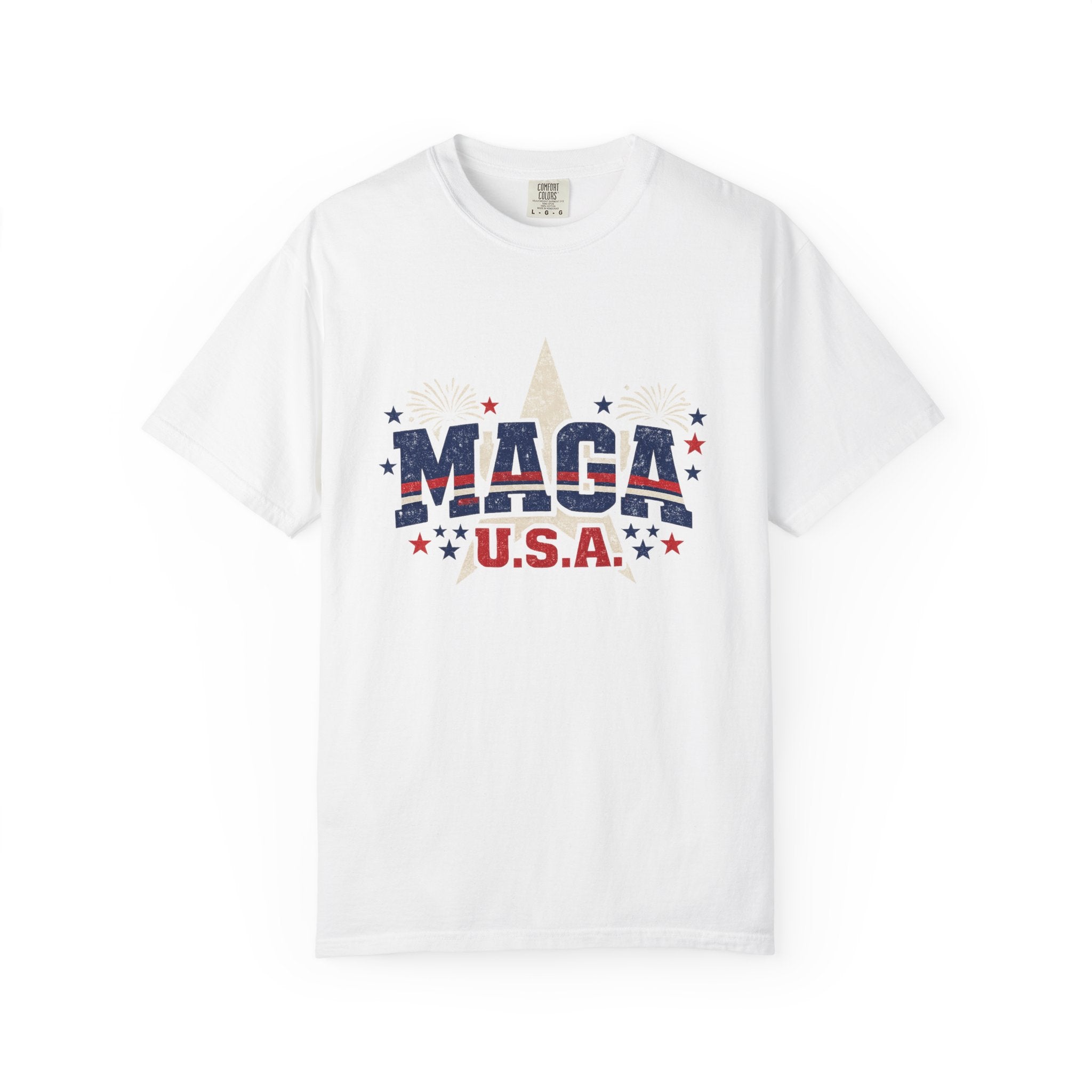 MAGA U.S.A. T-shirt | Patriotic Stars & Stripes Political Tee