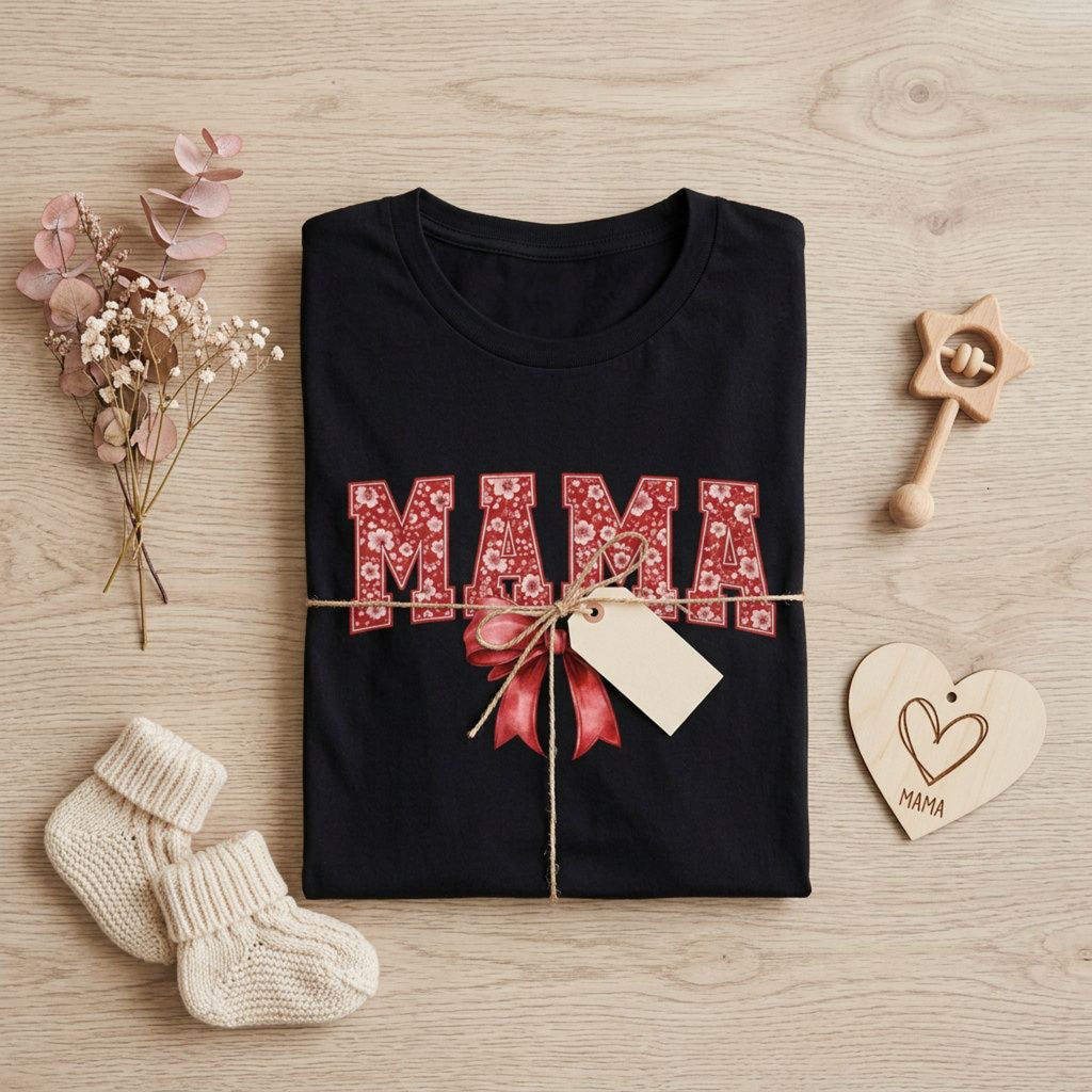 MAMA script Mother's Day T-Shirt | Mama tee