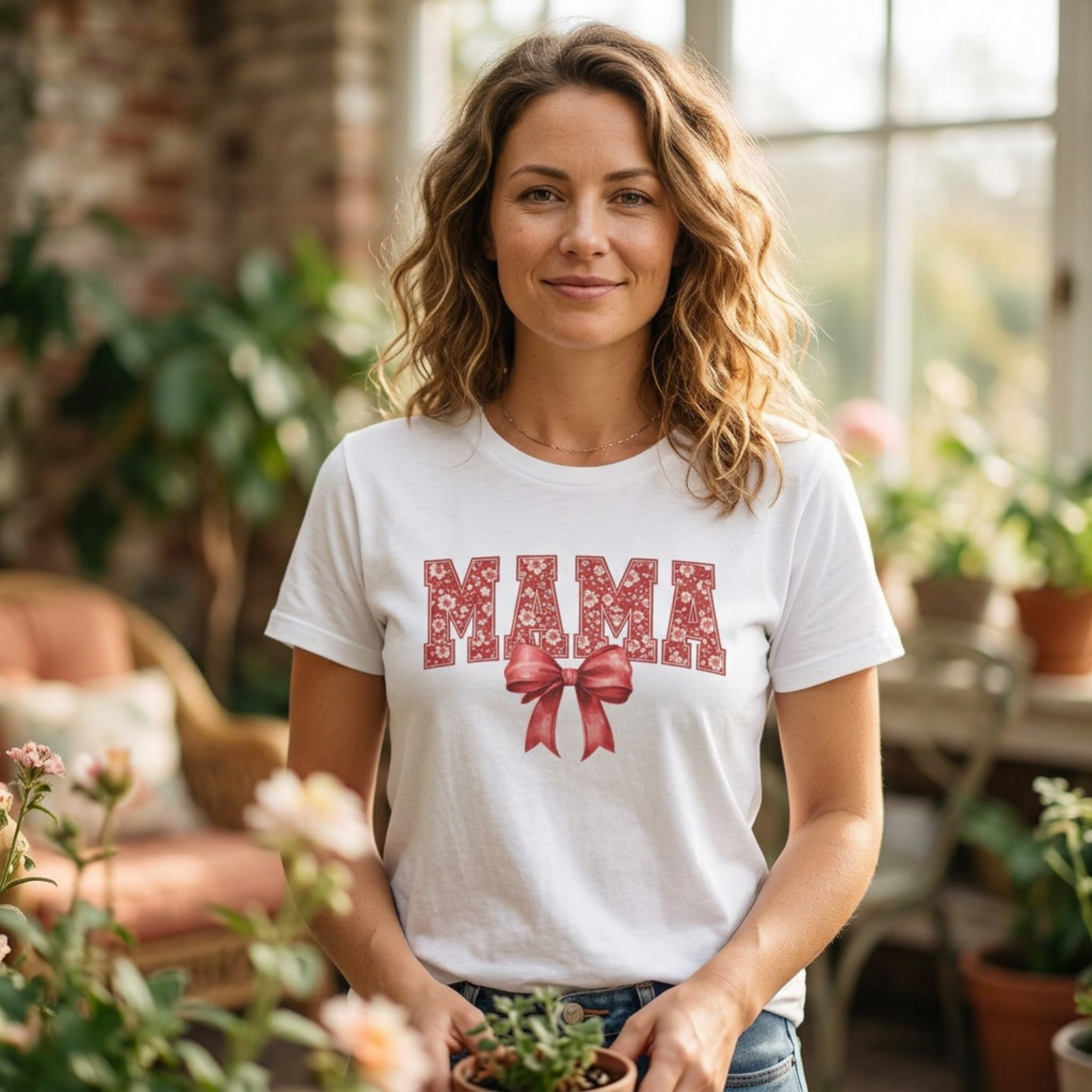 MAMA script Mother's Day T-Shirt | Mama tee