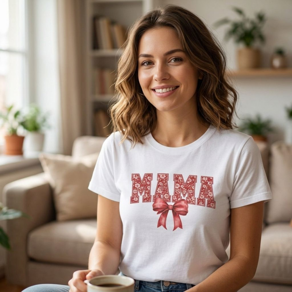 MAMA script Mother's Day T-Shirt | Mama tee