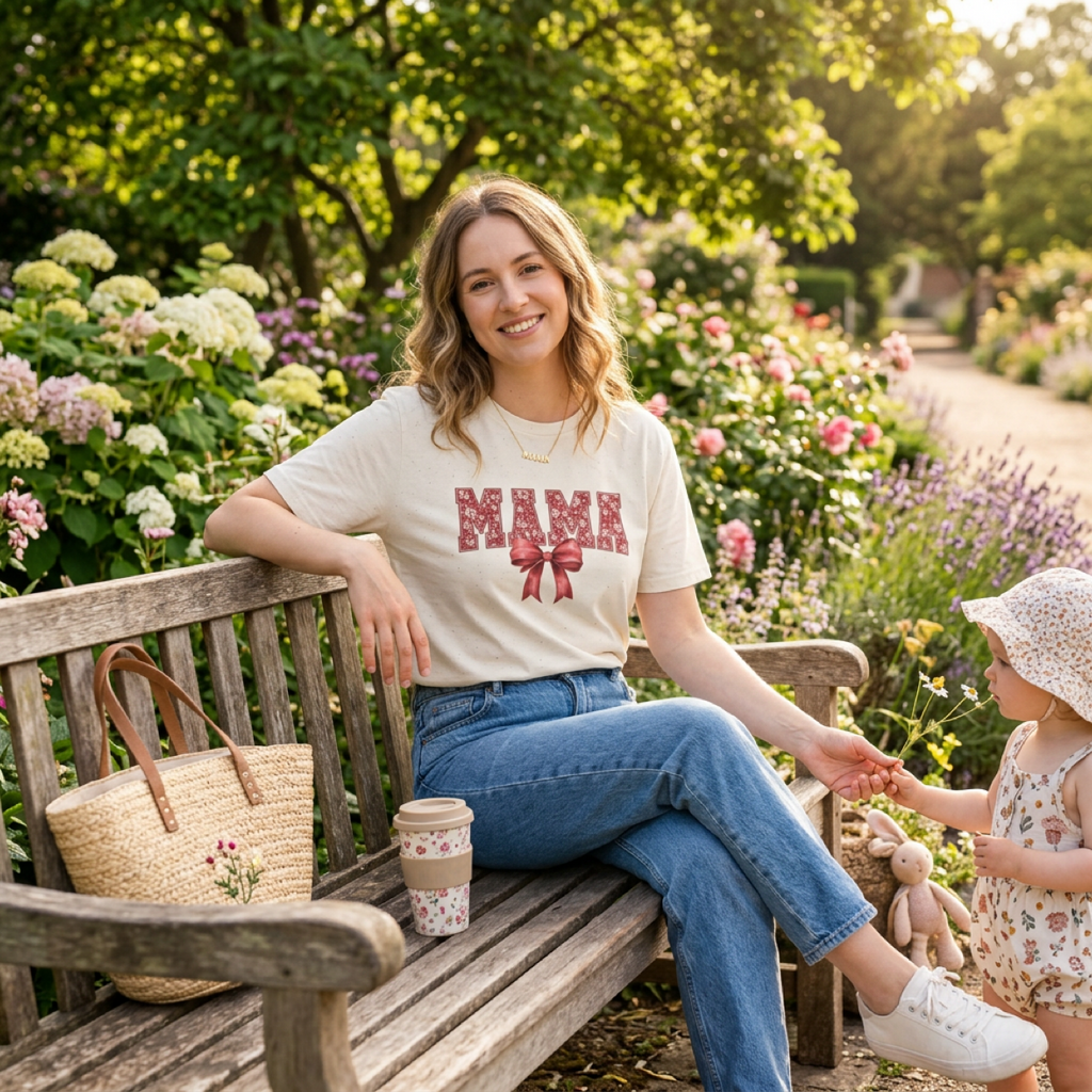 MAMA script Mother's Day T-Shirt | Mama tee