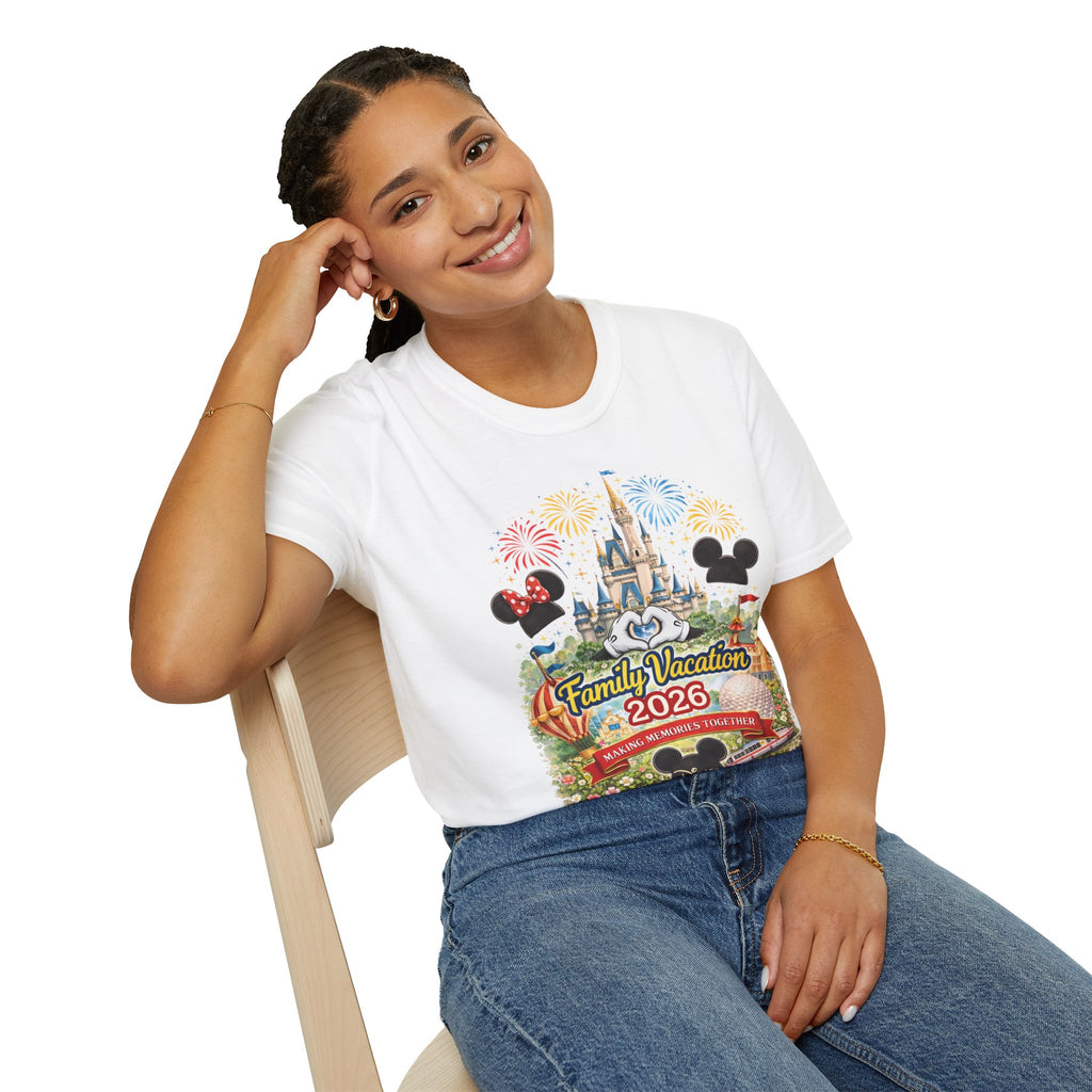 Family Vacation 2026 Disney T-Shirt | Custom Vacation Tee