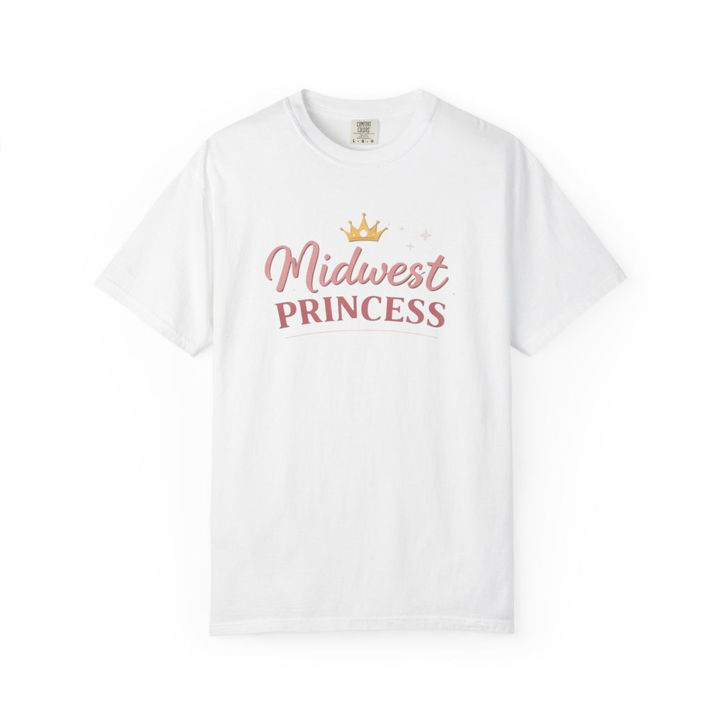 Midwest Princess T-Shirt – Cute Crown Graphic Tee for Women & Girls