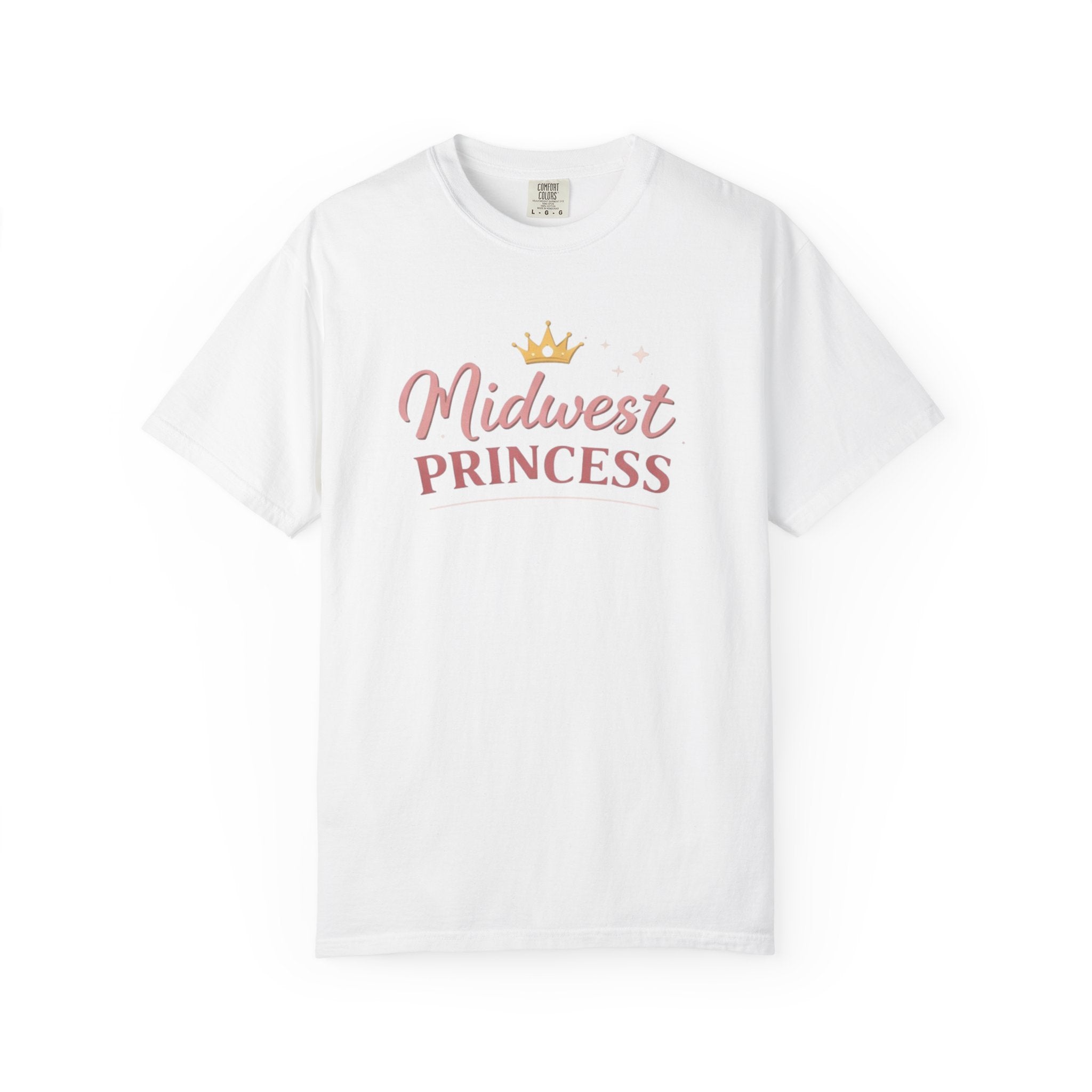 Midwest Princess T-Shirt – Cute Crown Graphic Tee for Women & Girls