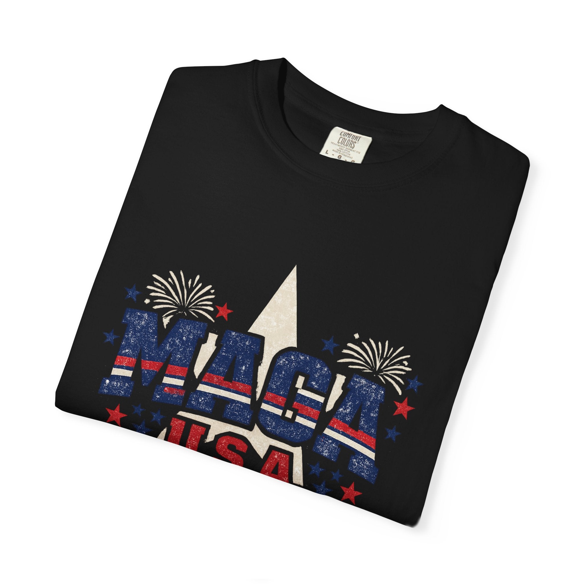 MAGA U.S.A. T-shirt | Patriotic Stars & Stripes Political Tee