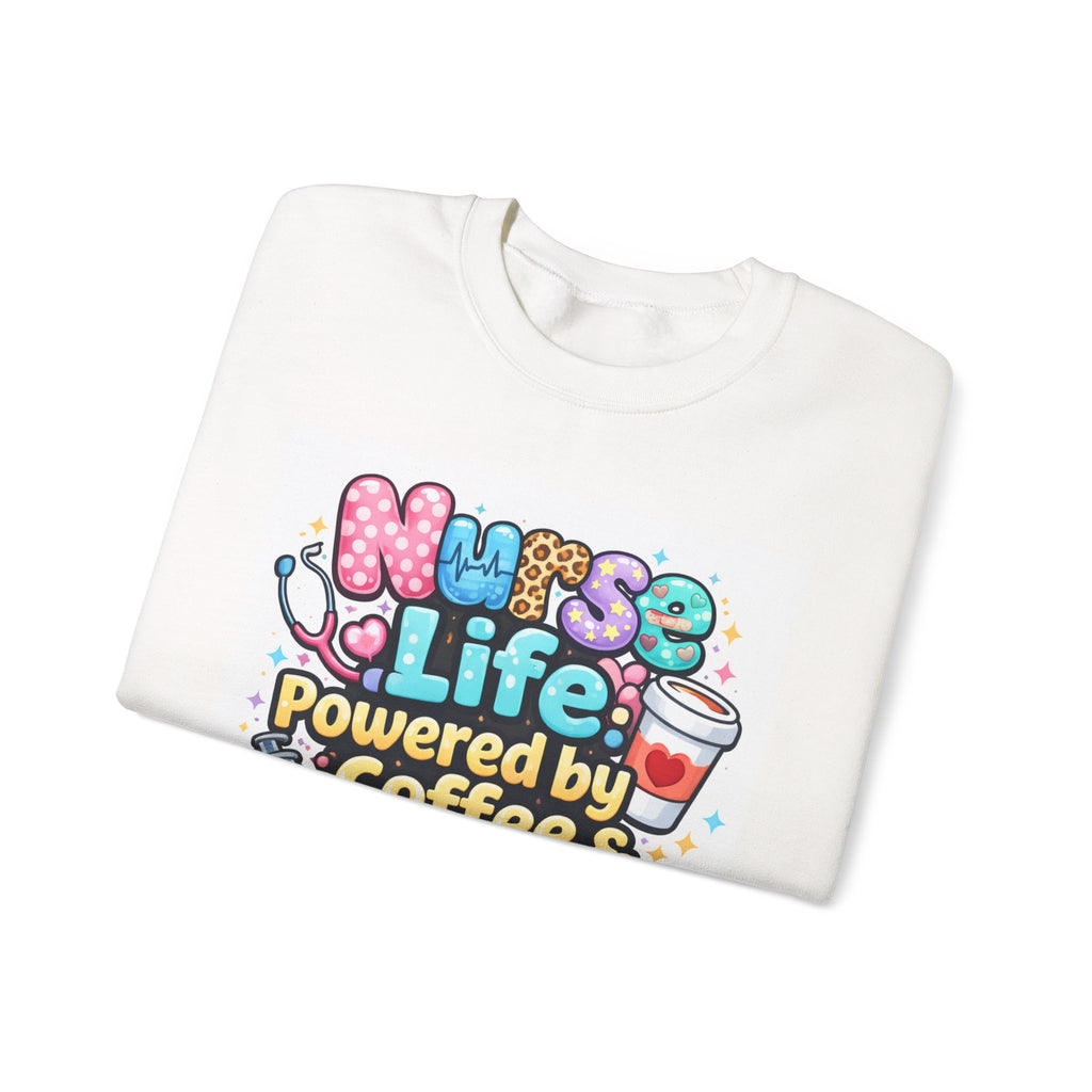 Nurse Illustration Sweatshirt | Nursing Crewneck, Medical Staff Apparel