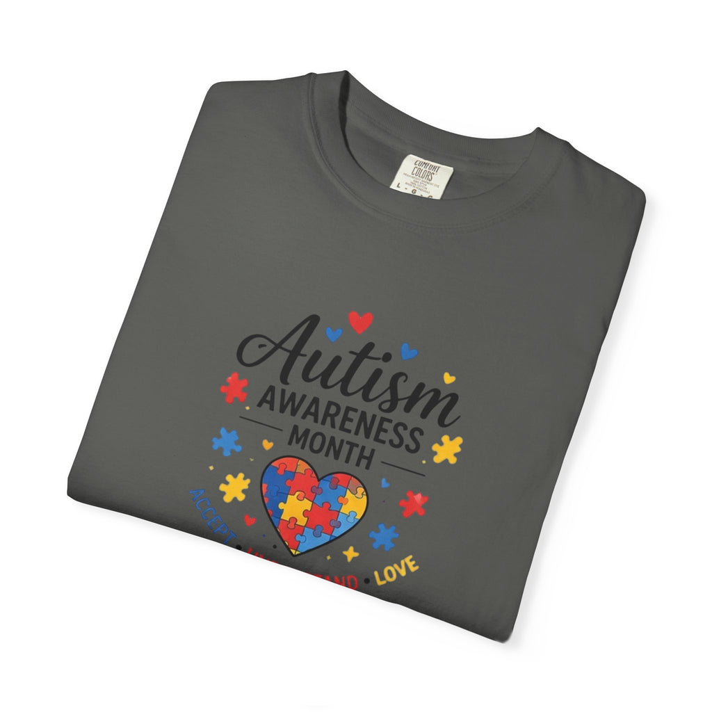 Autism Awareness Month heart puzzle, T-Shirt | Accept Understand Include