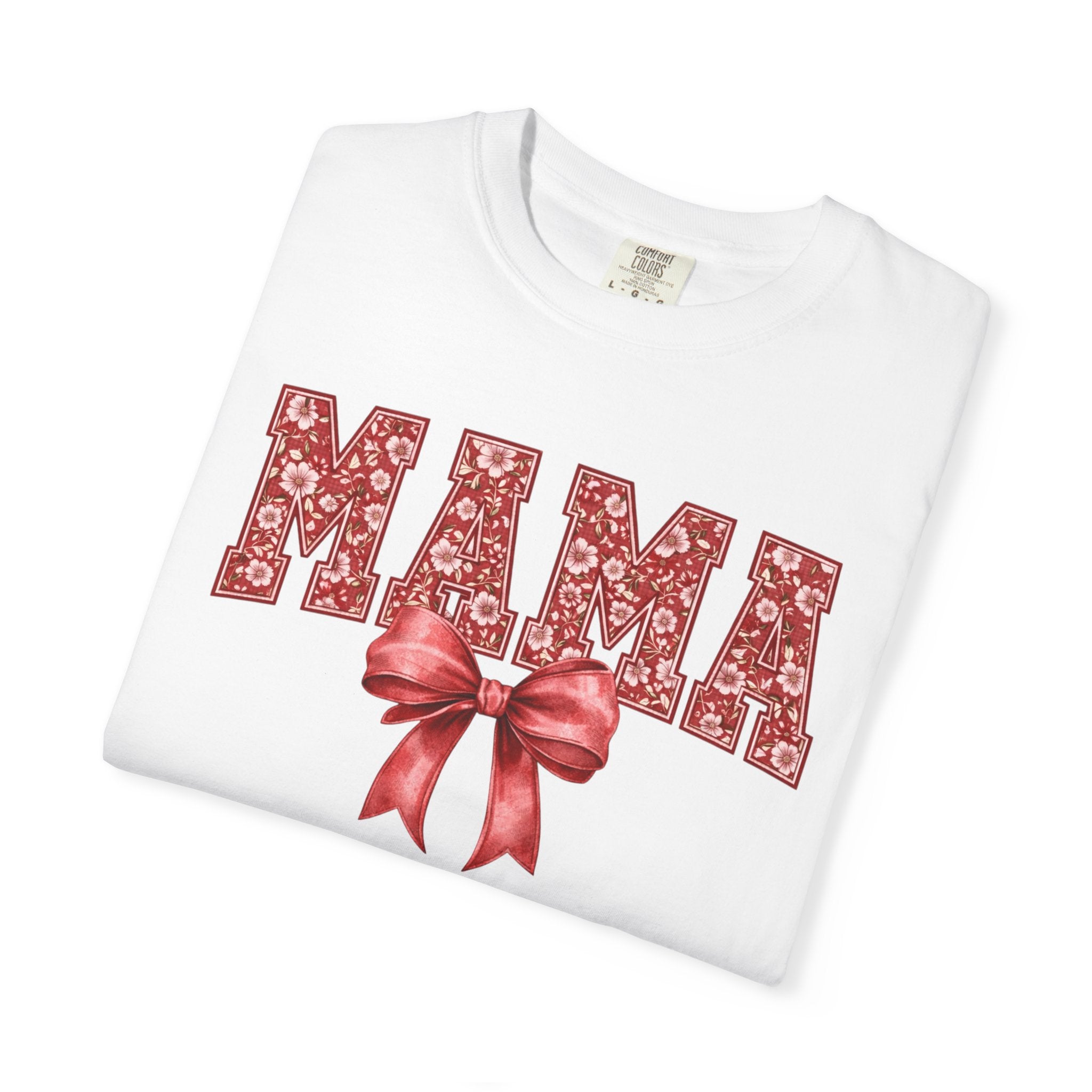 Mama Floral Bow T-Shirt — Mother's Day Gift Tee